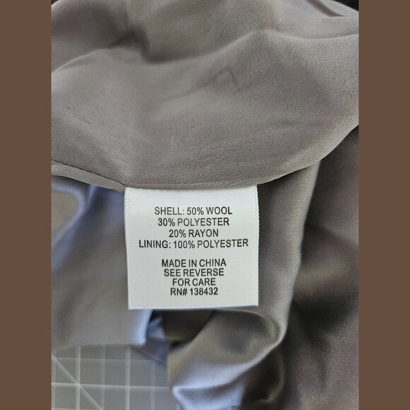 ModCloth Grey Wool Pencil Skirt - Picture 4 of 7